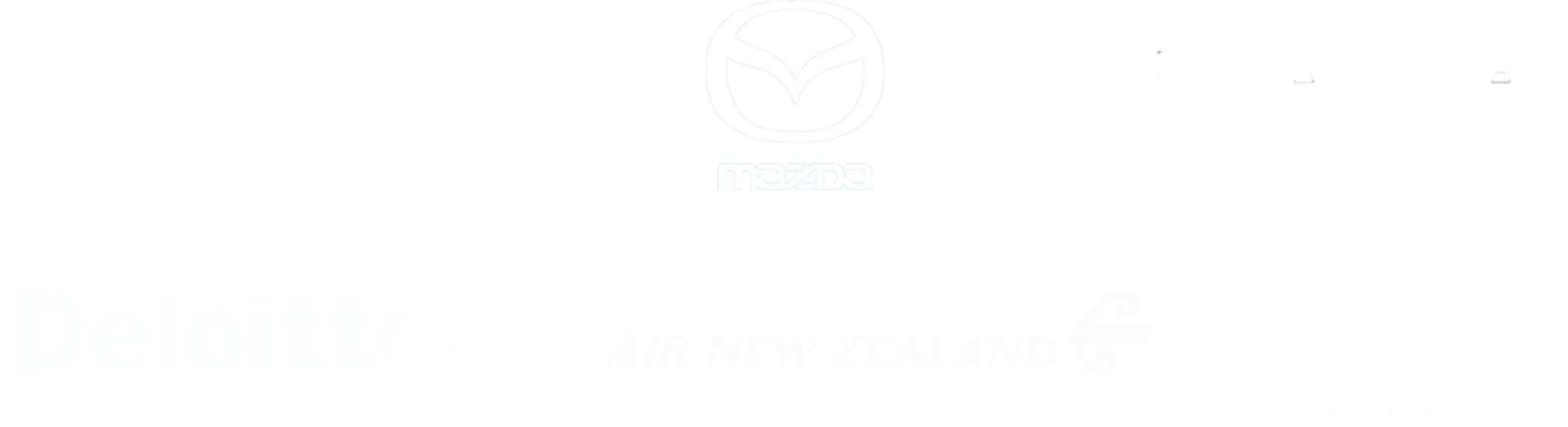 DGM is proud to be associated with Victoria University, Mazda, Flectchers, Deloitte, Air New Zealand and Guthrie Brown.